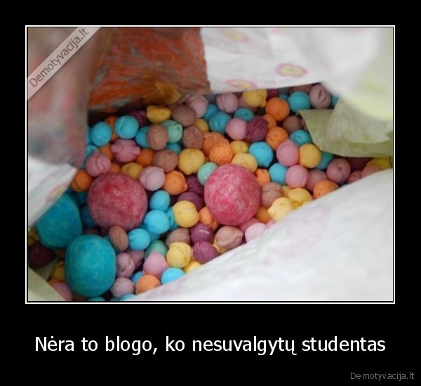 Nėra to blogo, ko nesuvalgytų studentas - 