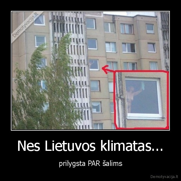 Nes Lietuvos klimatas... - prilygsta PAR šalims