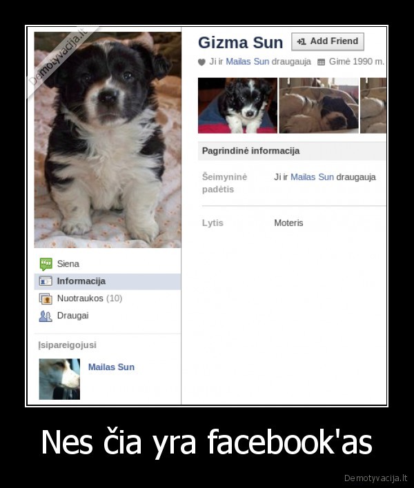 Nes čia yra facebook'as - 