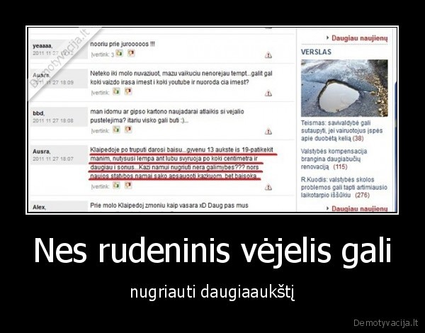 Nes rudeninis vėjelis gali - nugriauti daugiaaukštį