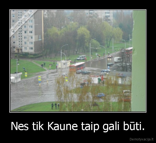 Nes tik Kaune taip gali būti. - 