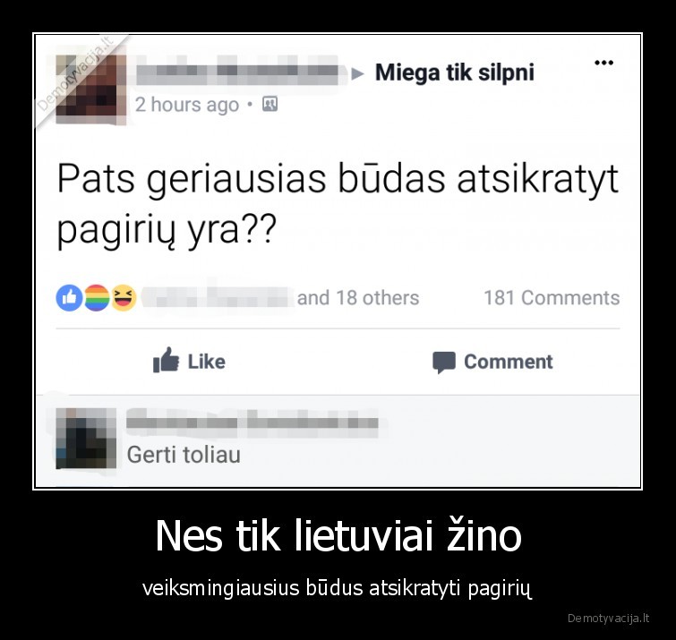 Nes tik lietuviai žino - veiksmingiausius būdus atsikratyti pagirių