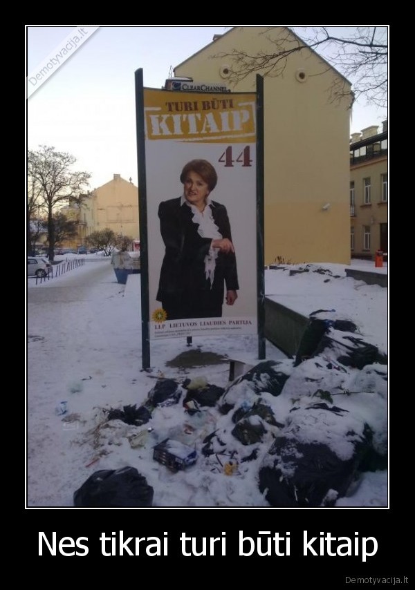 Nes tikrai turi būti kitaip - 