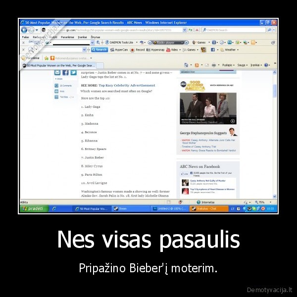 Nes visas pasaulis - Pripažino Bieber'į moterim.