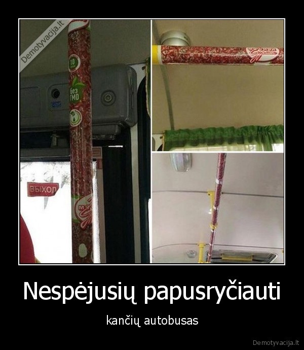 Nespėjusių papusryčiauti - kančių autobusas