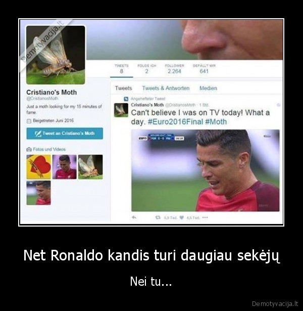 Net Ronaldo kandis turi daugiau sekėjų - Nei tu...