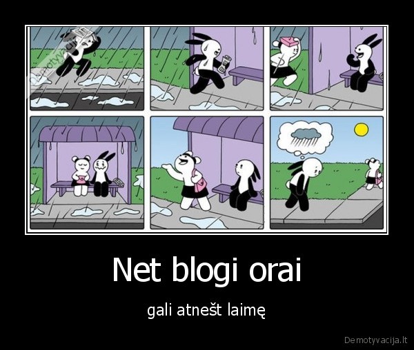 Net blogi orai - gali atnešt laimę