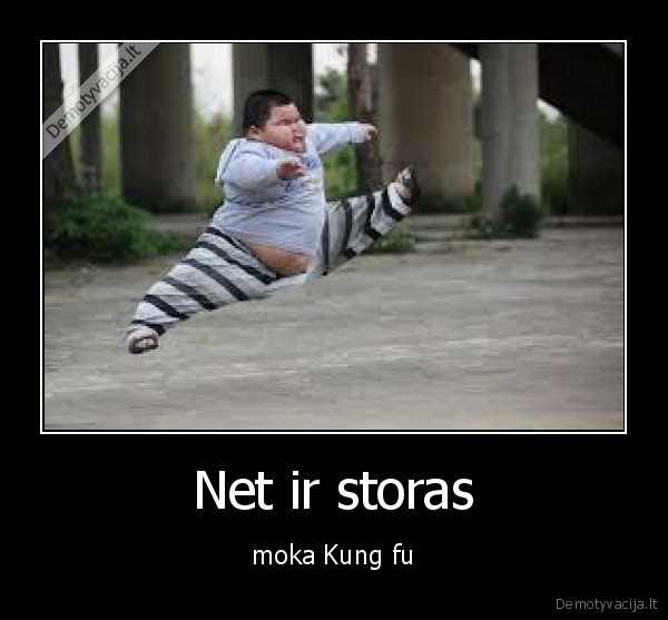 Net ir storas - moka Kung fu