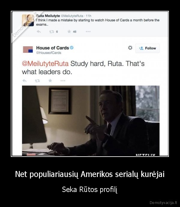 Net populiariausių Amerikos serialų kurėjai - Seka Rūtos profilį