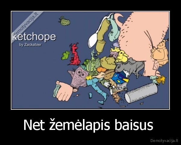 Net žemėlapis baisus  - 