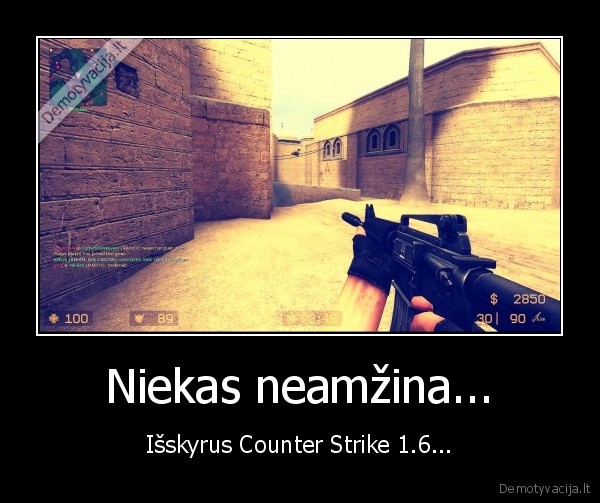 Niekas neamžina... - Išskyrus Counter Strike 1.6...