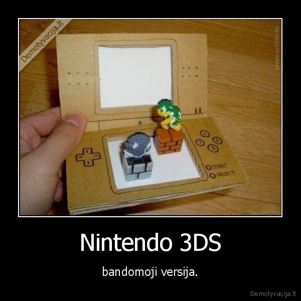 Nintendo 3DS - bandomoji versija.