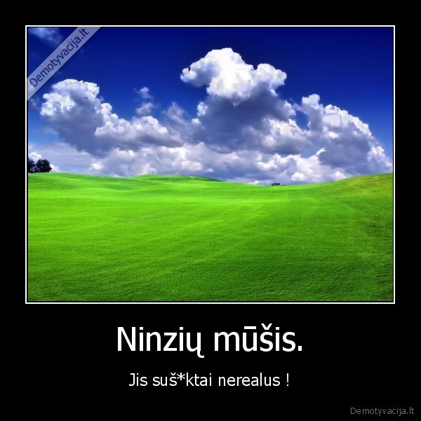 Ninzių mūšis. - Jis suš*ktai nerealus !