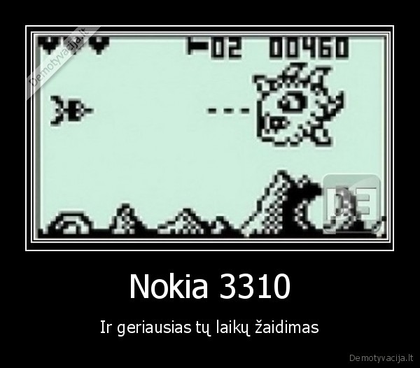 Nokia 3310 - Ir geriausias tų laikų žaidimas