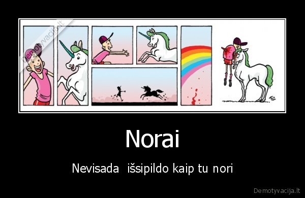 Norai - Nevisada  išsipildo kaip tu nori