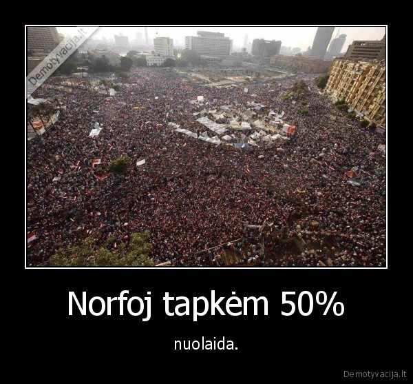 Norfoj tapkėm 50% - nuolaida.