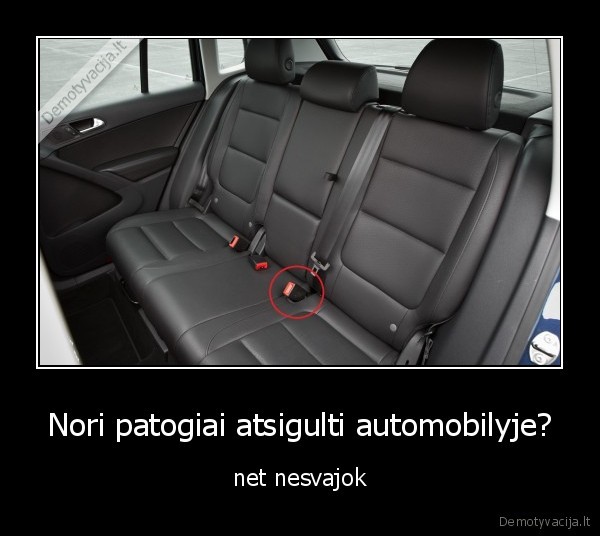 Nori patogiai atsigulti automobilyje? - net nesvajok