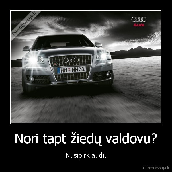 Nori tapt žiedų valdovu? - Nusipirk audi.