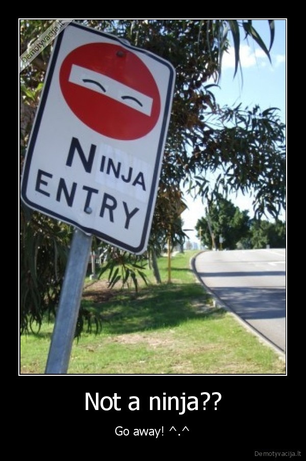 Not a ninja?? - Go away! ^.^