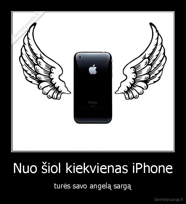 Nuo šiol kiekvienas iPhone - turės savo angelą sargą