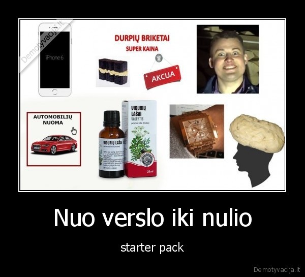 Nuo verslo iki nulio - starter pack