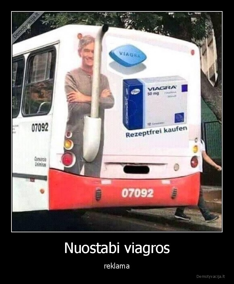 Nuostabi viagros - reklama