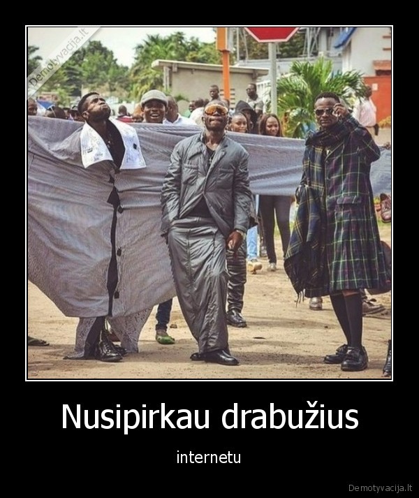 Nusipirkau drabužius - internetu