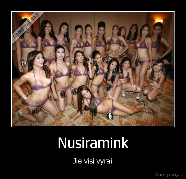 Nusiramink - Jie visi vyrai