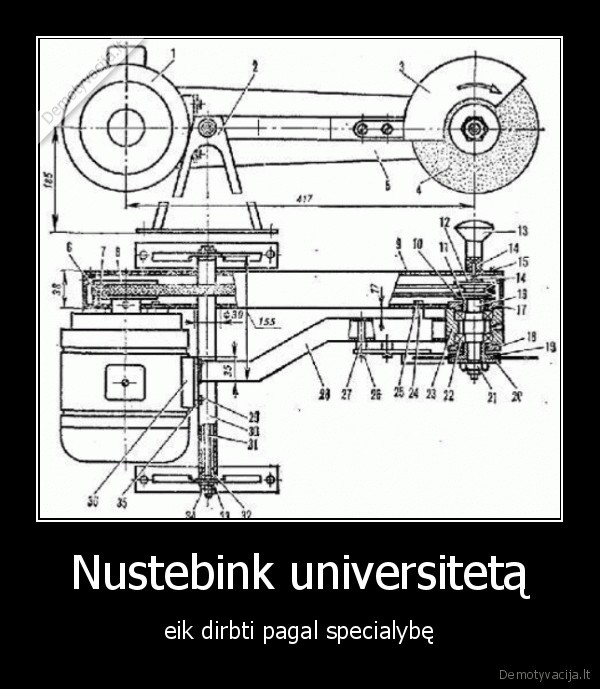 Nustebink universitetą - eik dirbti pagal specialybę