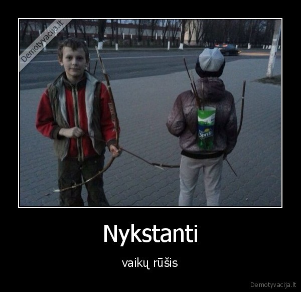 Nykstanti - vaikų rūšis