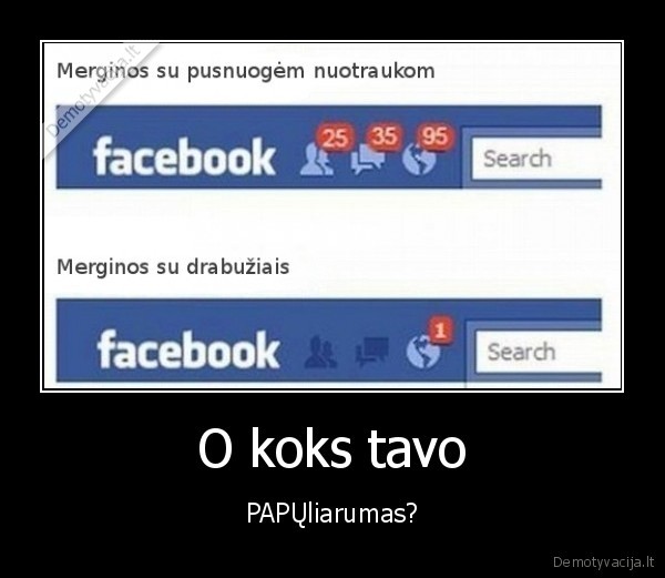 O koks tavo - PAPŲliarumas?