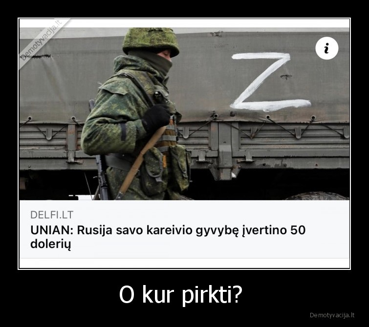 O kur pirkti?  - 