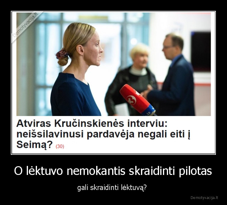 O lėktuvo nemokantis skraidinti pilotas - gali skraidinti lėktuvą? 