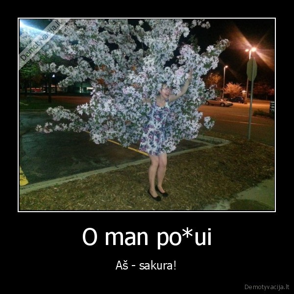 O man po*ui - Aš - sakura!