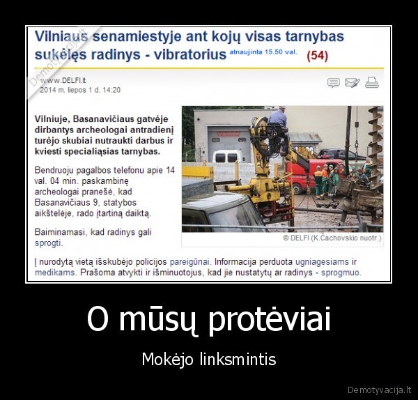 O mūsų protėviai - Mokėjo linksmintis