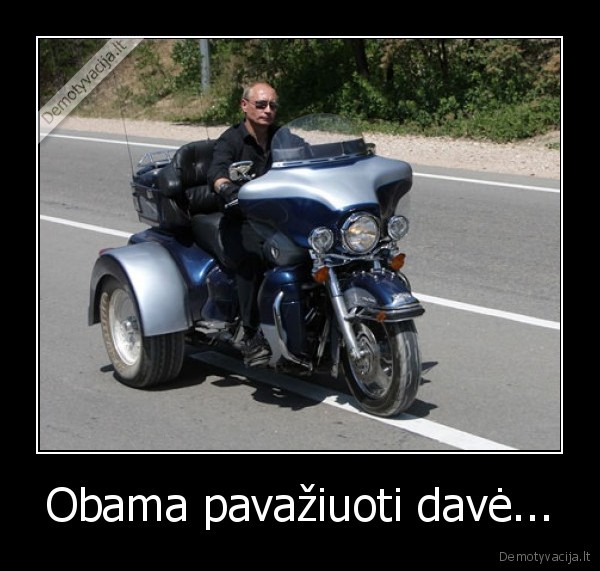 Obama pavažiuoti davė... - 