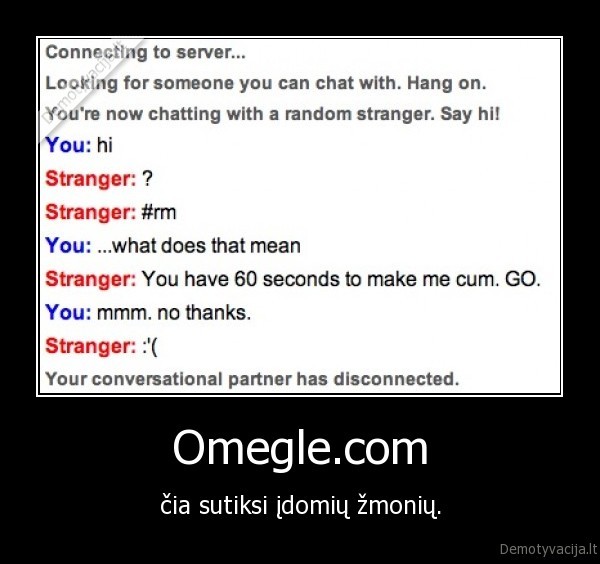 Omegle.com - čia sutiksi įdomių žmonių.