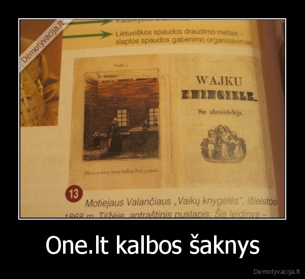 One.lt kalbos šaknys - 