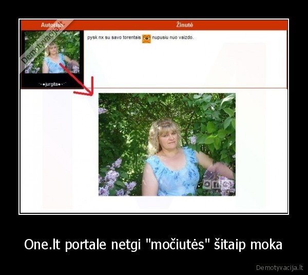 One.lt portale netgi "močiutės" šitaip moka - 