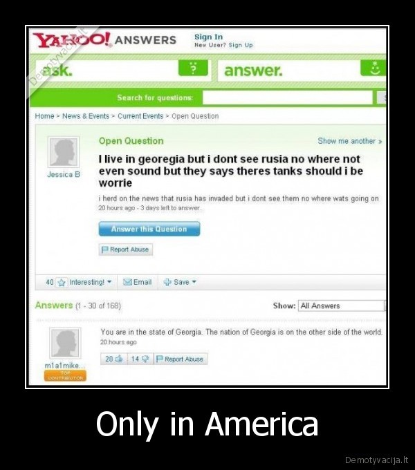 Only in America - 