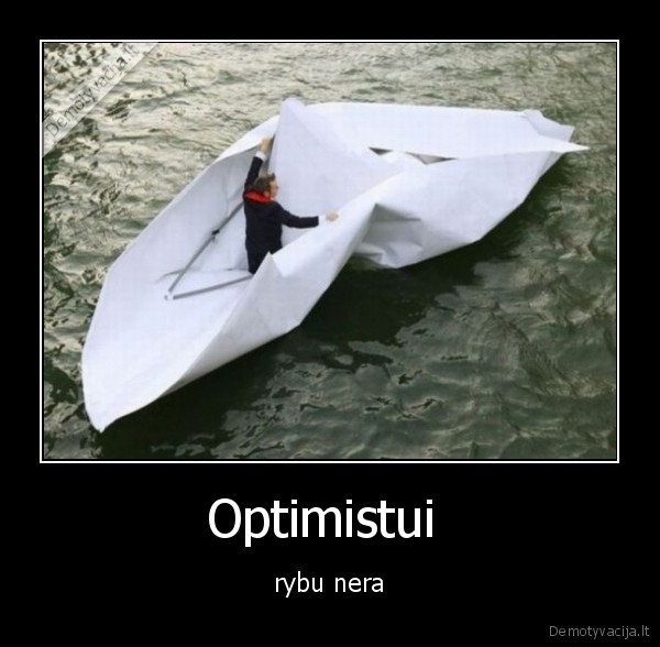 Optimistui  - rybu nera