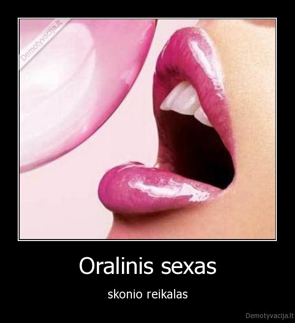 Oralinis sexas - skonio reikalas