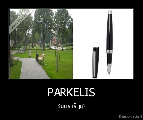 PARKELIS - Kuris iš jų?