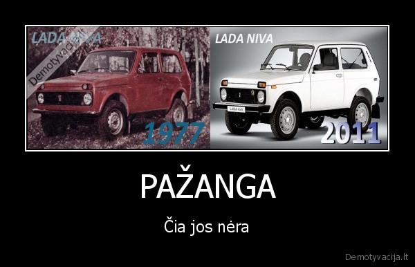 PAŽANGA - Čia jos nėra