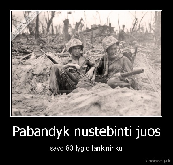 Pabandyk nustebinti juos - savo 80 lygio lankininku