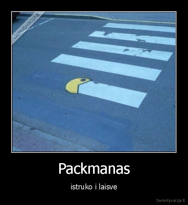 Packmanas - istruko i laisve