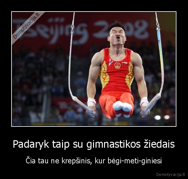 Padaryk taip su gimnastikos žiedais - Čia tau ne krepšinis, kur bėgi-meti-giniesi