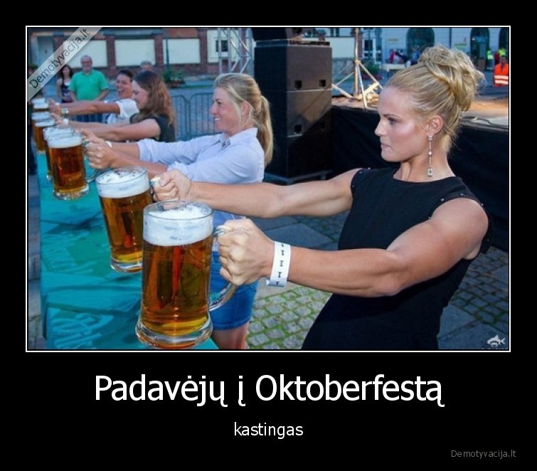 Padavėjų į Oktoberfestą - kastingas