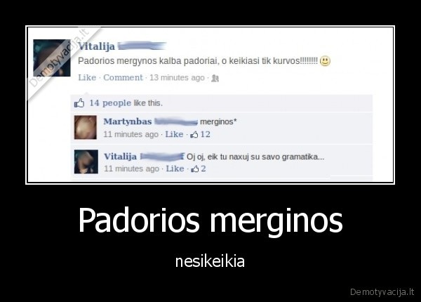 Padorios merginos - nesikeikia