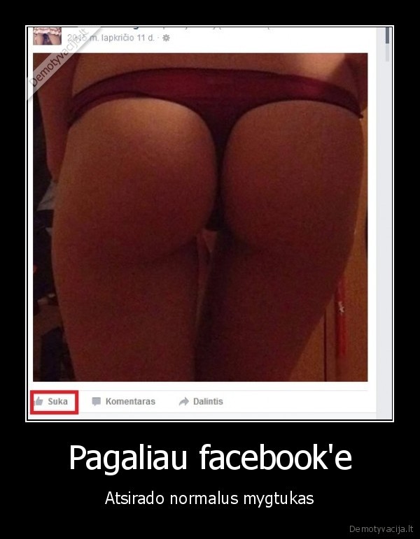 Pagaliau facebook'e - Atsirado normalus mygtukas